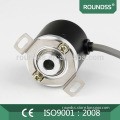 Roundss low cost DC24V motor speed encoder Optical 38mm hollow shaft encoder Velocity sensor